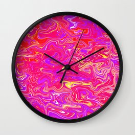 Pinky waves Wall Clock