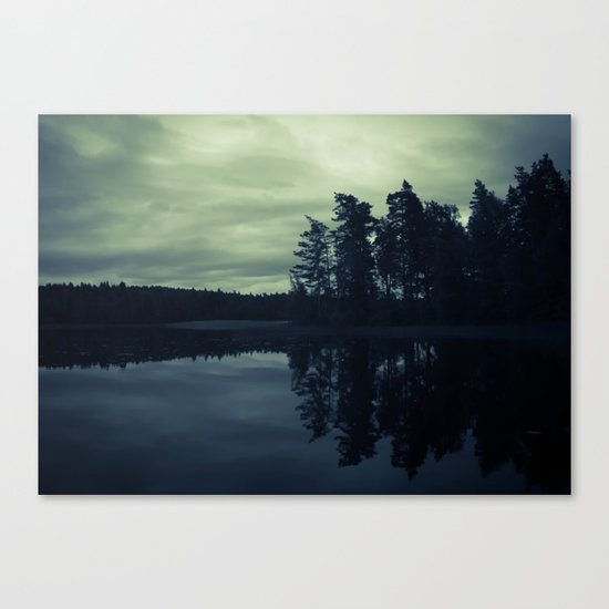 Lake by Night Canvas Print