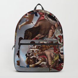 Vesica piscis II Backpack | Vintage, Pop Art, Collage, Pop Surrealism 