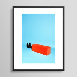 Box Boy Framed Art Print