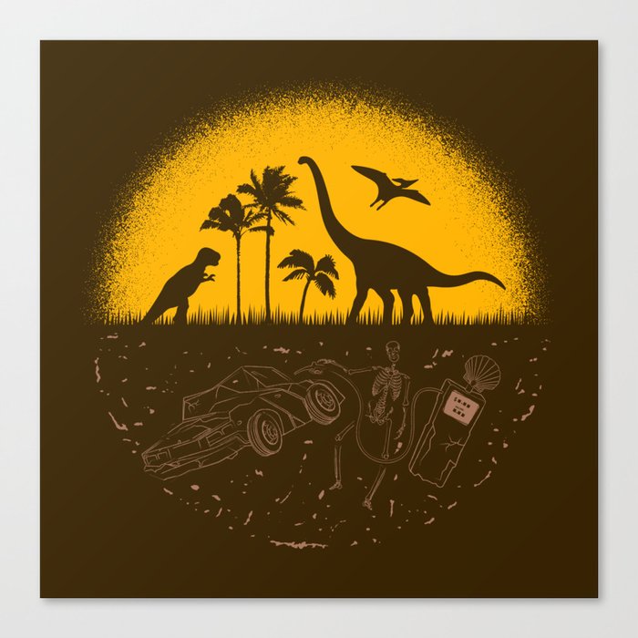 Fossil Fuel Canvas Print
