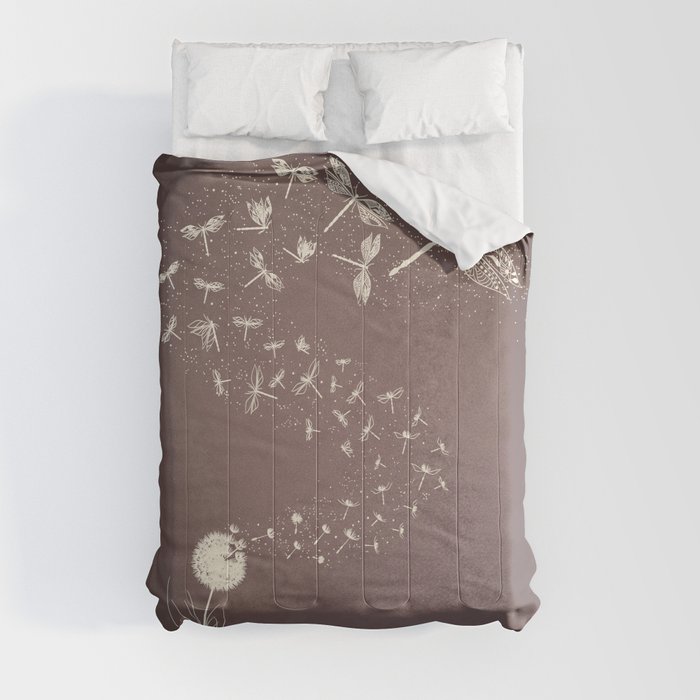 Dandelion's metamorphosis Comforter