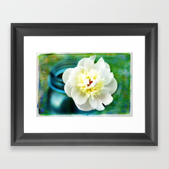 Summer White Framed Art Print