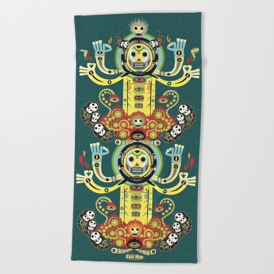 The Gate-Totem Beach Towel