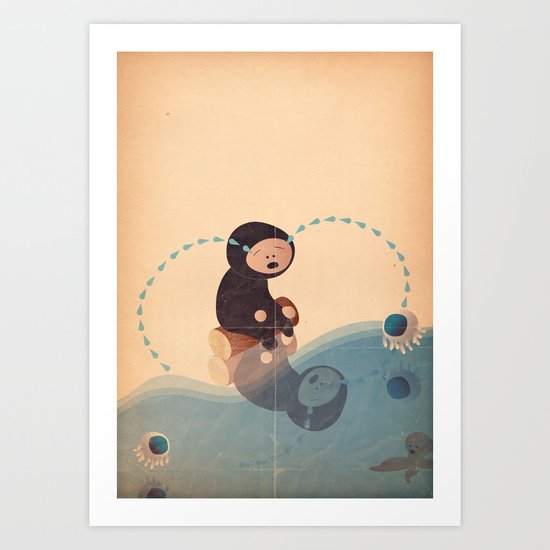 la crime Art Print