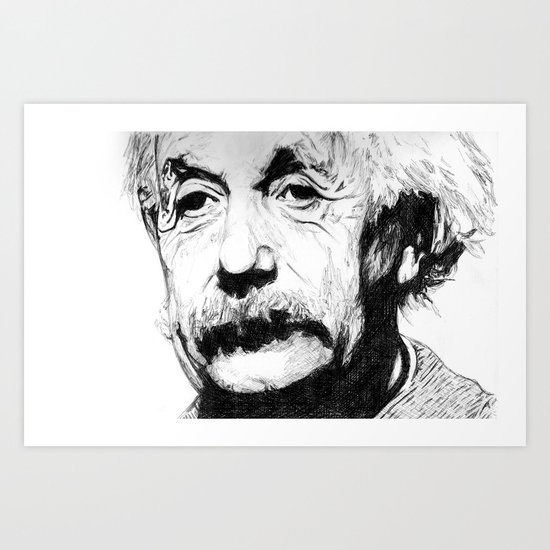 Albert Einstein Art Print