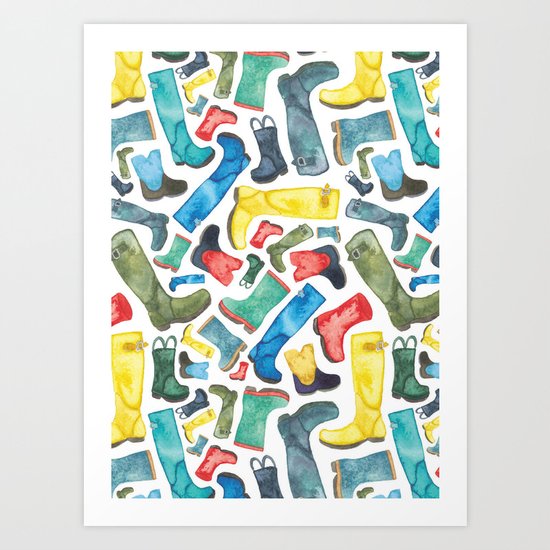 Boots Art Print