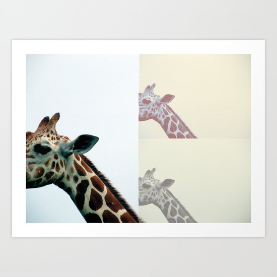 giraffe. Art Print