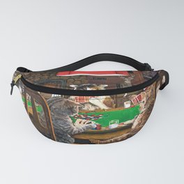 Cats Playing Poker Fanny Pack