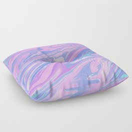 Purple Liquid Marble Floor Pillow