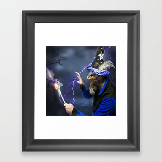 Casting A Spell Framed Art Print