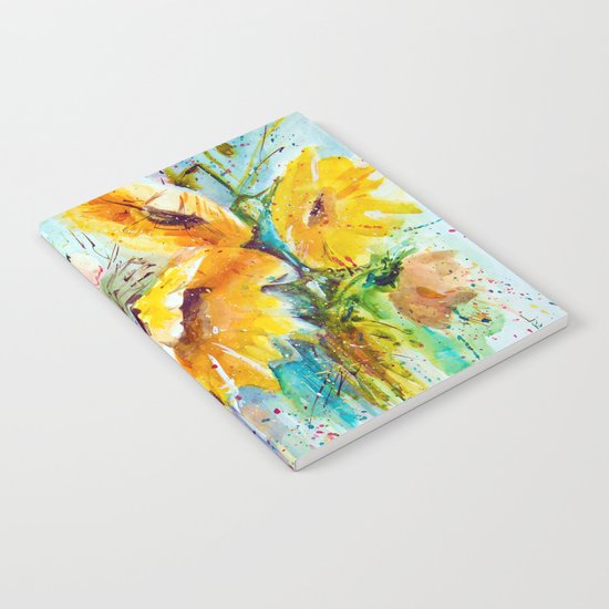 bouquet of sunflowers Notebook