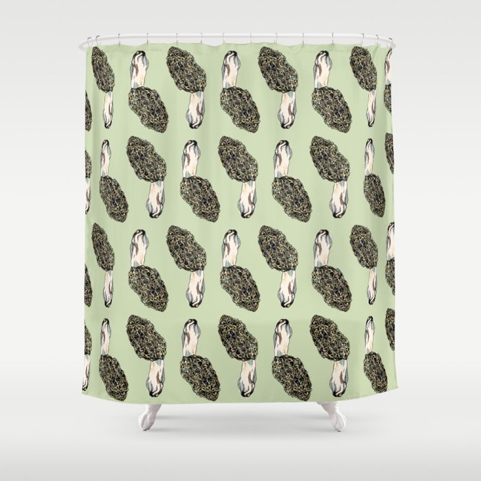 Morel Madness Shower Curtain