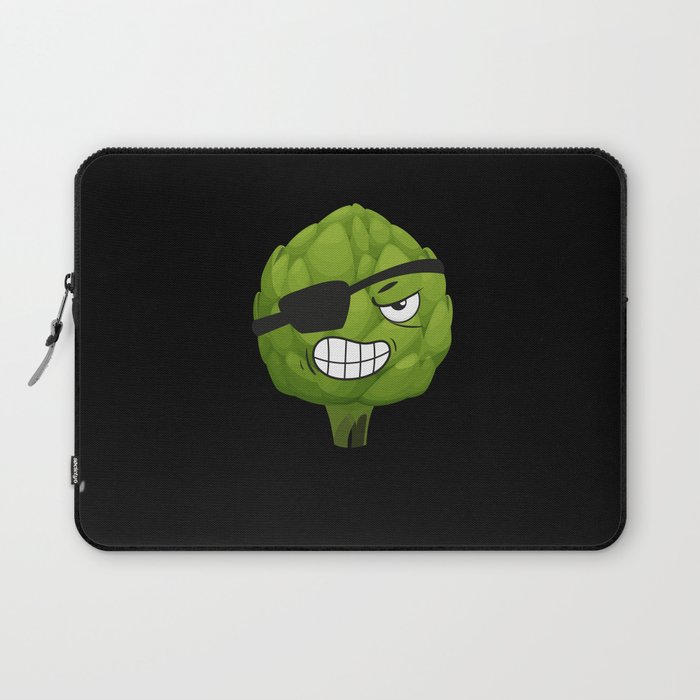 Artichoke Pirate Vegetables Laptop Sleeve