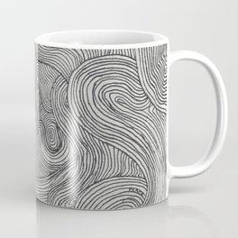 Peace and Love Coffee Mug | Abstractdrawing, Abstract, Detailedanstract, Linedrawing, Naturallines, Ink Pen, Blackink, Mindmaze, Freeform, Abstractline 
