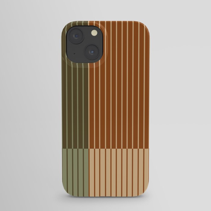 Color Block Line Abstract XIV iPhone Case