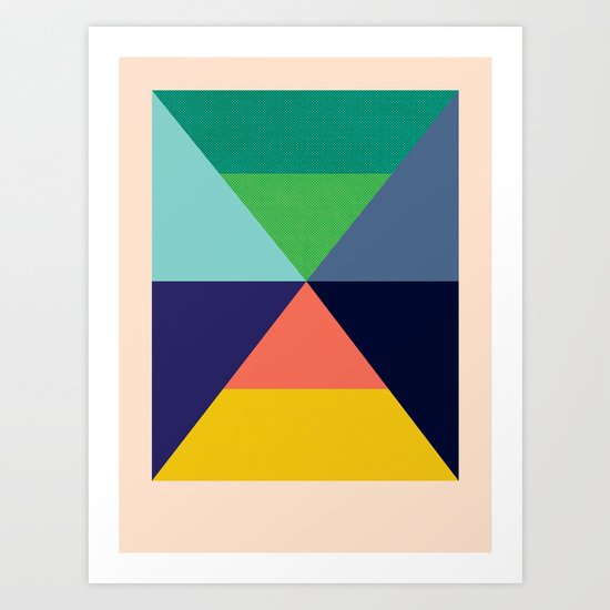 Dhurrie Ocean 3 — Matthew Korbel-Bowers Art Print