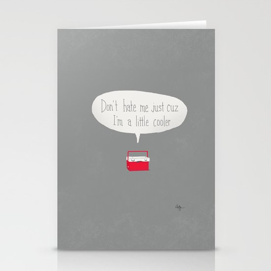 Just a little cooler Stationery Cards