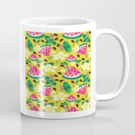 Watermelon and Mint Pattern / illustration / colorful / design Coffee Mug