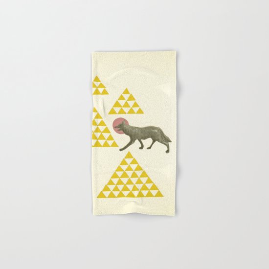 Mountain Wolf Hand & Bath Towel