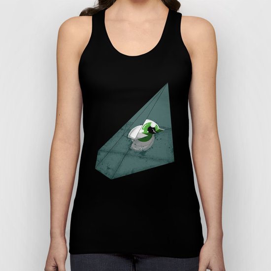 trofej v modrém Unisex Tank Top
