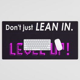 Lean In Level Up Desk Mat