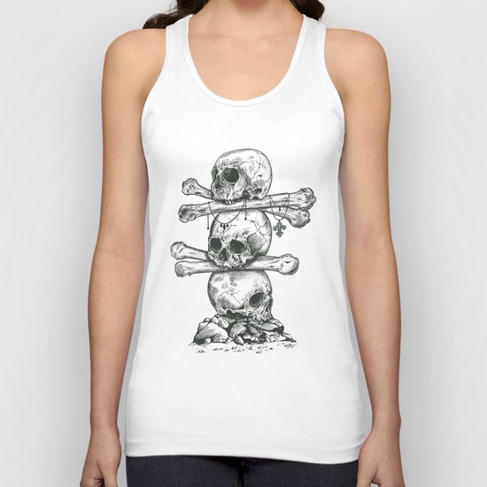 Skull Totem Unisex Tank Top