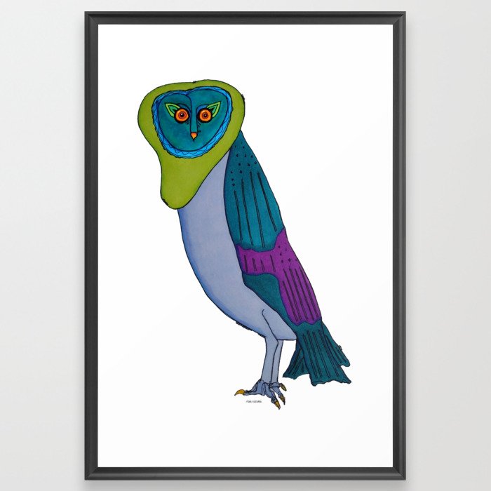 Edward Owl Framed Art Print