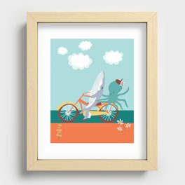 By the Sea Recessed Framed Print