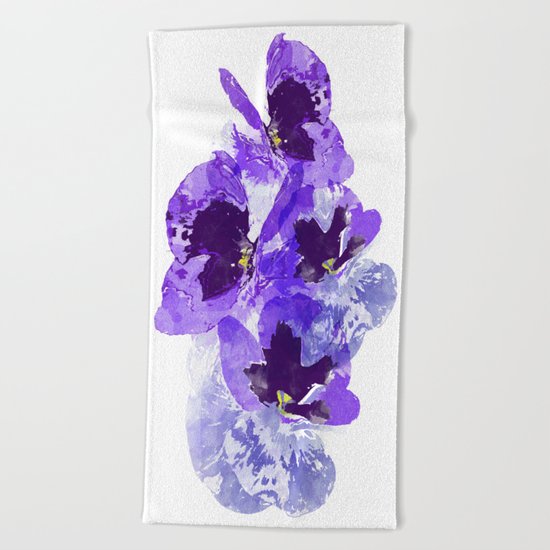 Blue velvet Beach Towel