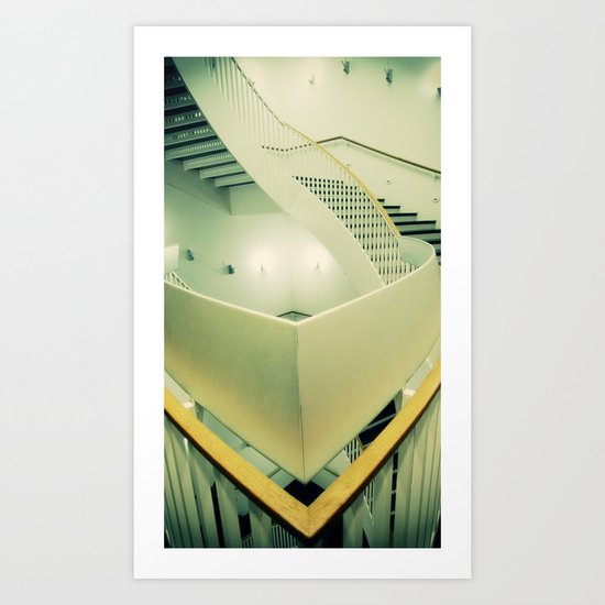 Staircase peak Art Print