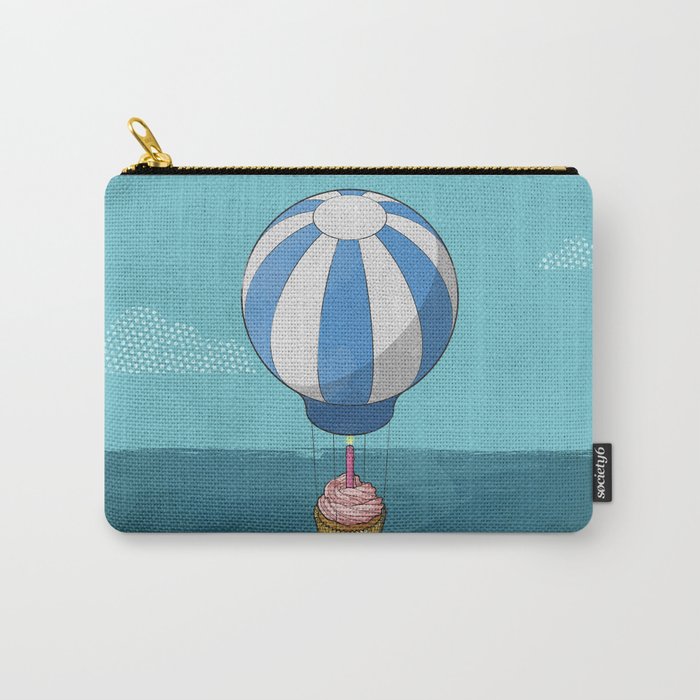 Flying Cupcake Carry-All Pouch