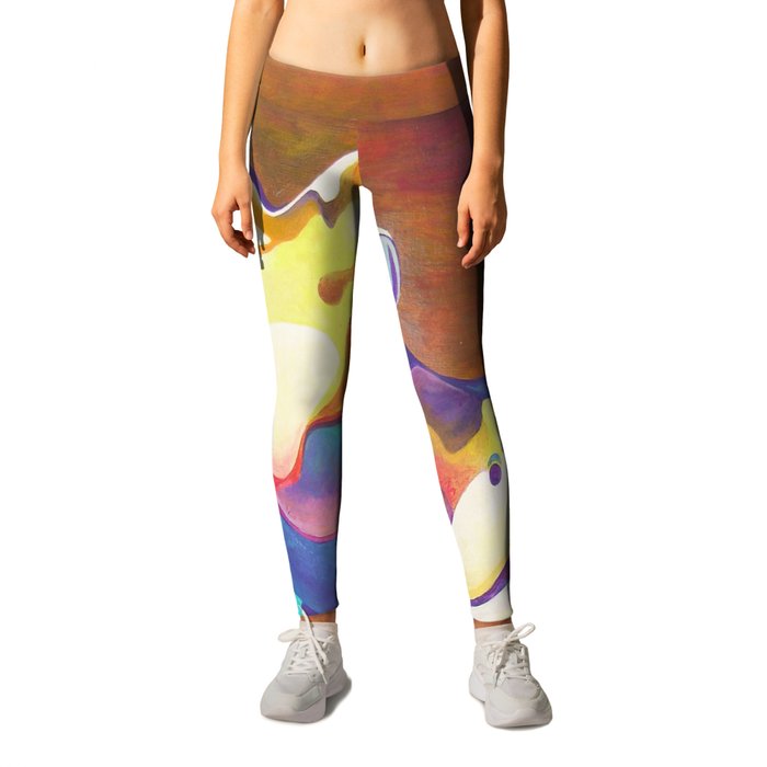 The United Colours of Orgasm Thermal Nude Leggings by taiche