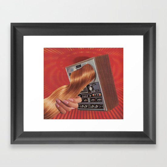 everything beautiful is far away - goofbutton collaboration #10 Framed Art Print
