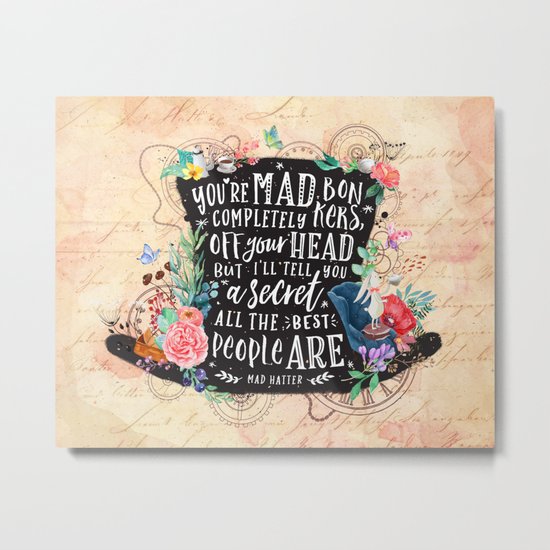 Mad Hatter Metal Print