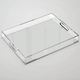 GRAY CASHMERE light neutral solid color Acrylic Tray
