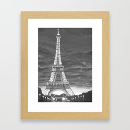 Paris At Night Framed Art Print