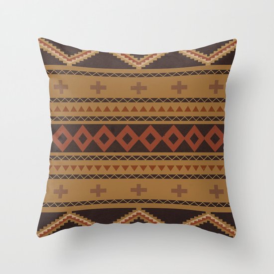 Navajo Pattern Throw Pillow