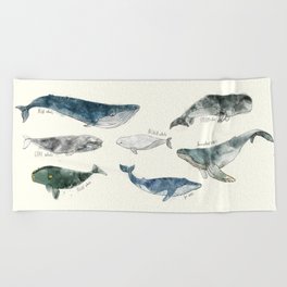 Whales Beach Towel