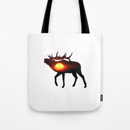 Elk of the Sunrise Tote Bag
