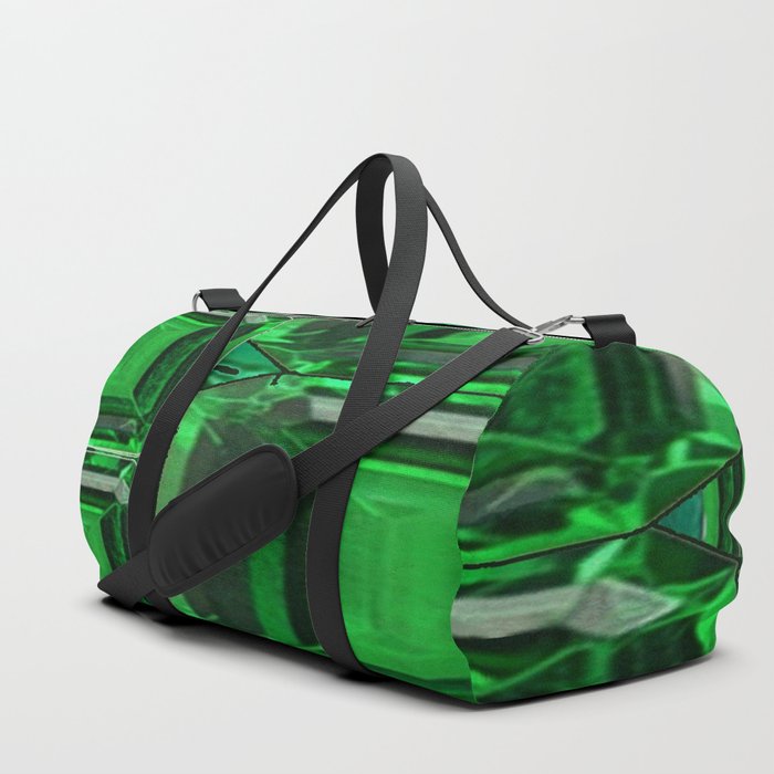 SPRING GREEN EMERALDS ART DECORATIVE  DESIGN Duffle Bag