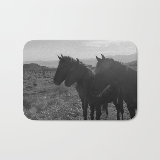 Desert Horses Bath Mat