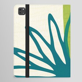Playful Abstract Plant Shapes iPad Folio Case