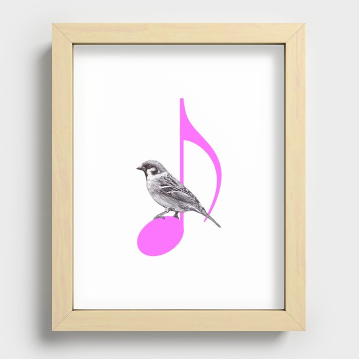 Song Bird Recessed Framed Print