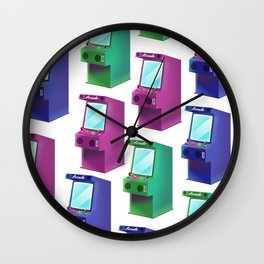 Arcade Machines Wall Clock