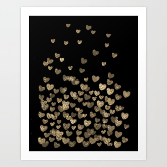 Glitter Hearts Black Background For Trendy Girls Art Print By Charlottewinter Society6 Iphone wallpaper fashion hd wallpaper girly glitter wallpaper iphone iphone 7 plus wallpaper heart wallpaper tumblr wallpaper cellphone wallpaper mobile wallpaper cute wallpapers. society6