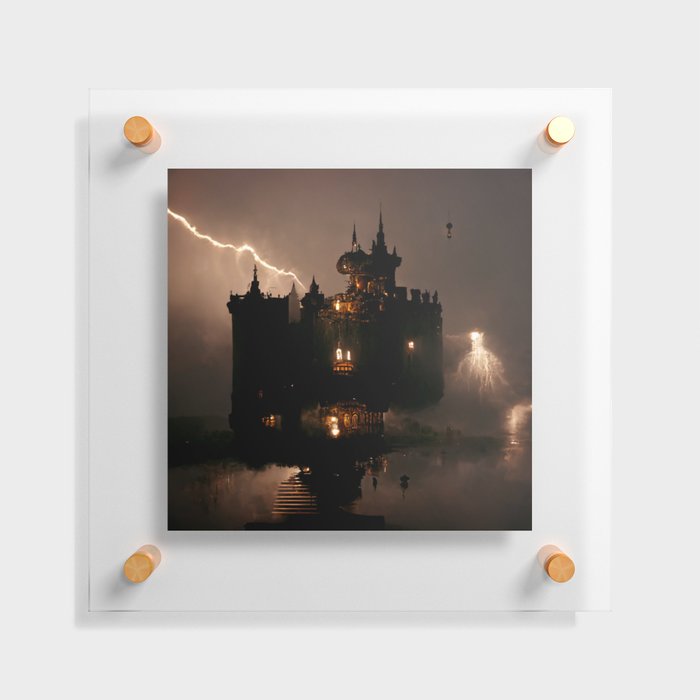 Steampunk Castle Floating Acrylic Print