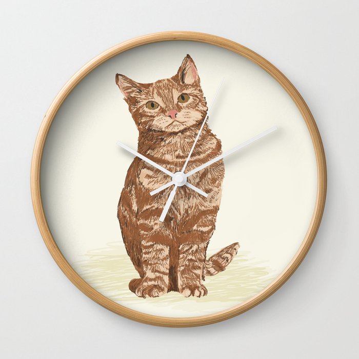 Orange Tabby Cat Cute Sitting Cat Lady Gift Customized Pet