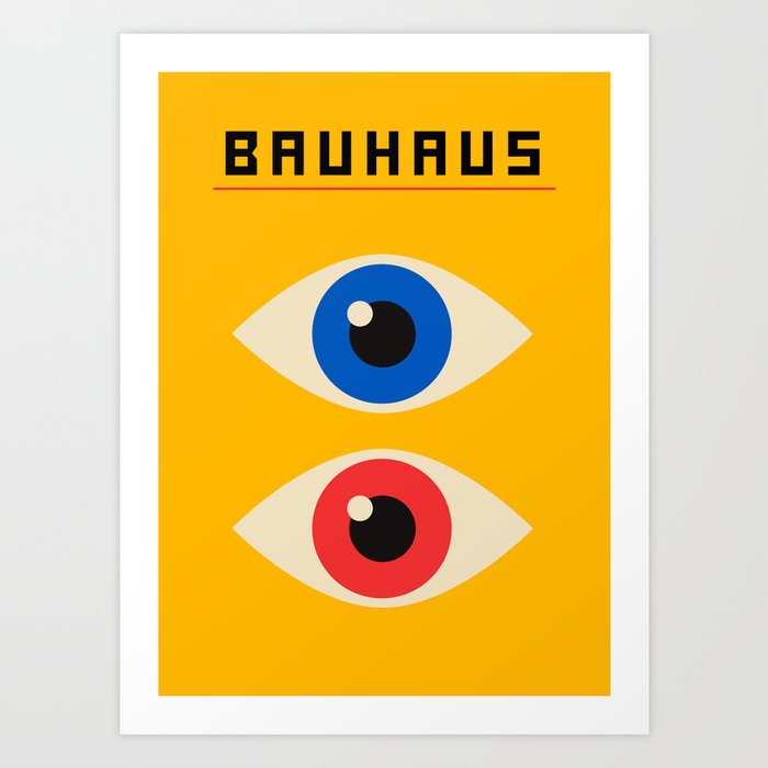 Bauhaus Eye Art Print