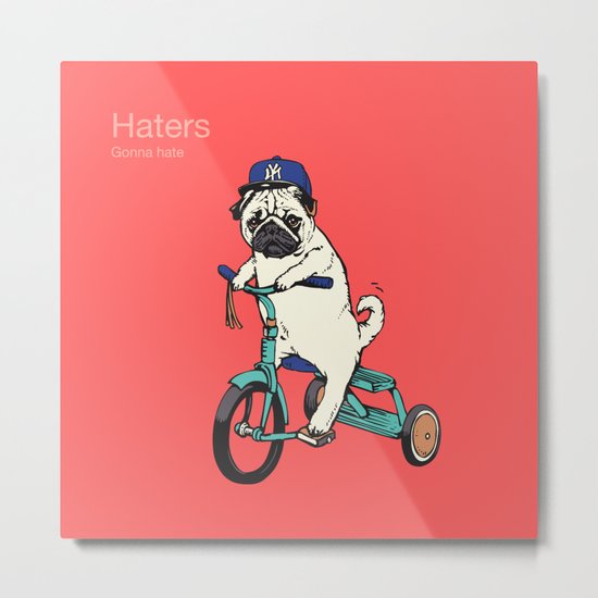 Haters Metal Print